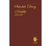 Schedule Diary Monthly 2026-2027 by Kitsune: Two-Page Monthly view, with weekly planner. Start December 2025, all of 2026 and January, February, March 2027 + Notebook By Kitsune