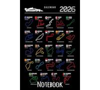 Schedule Formula Racing Cars 2026 Notebook: 6x9” Lined Journal - Simple, Practical & Easy to Write In