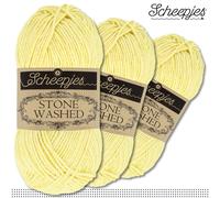 Scheepjes 3 x 50 G Stone Washed Maglia Uncinetto Morbido come Seta Lana Filo 36