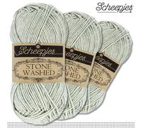Scheepjes 3 x 50 G Stone Washed Maglia Uncinetto Morbido come Seta Lana Filo 36
