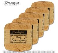Scheepjes 5 X 50 G Maxi Sugar Rush Filato Per Uncinetto Cotone 87 Colori