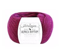 Scheepjes Alpaca Rhythm 1x25g - 667 Jitterbug, Pink and Purple Yarn for Knitting and Crochet