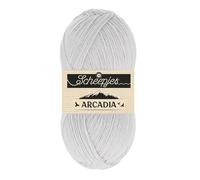 Scheepjes Arcadia 100g 802 Crag Grigio Filato per Maglieria e Uncinetto