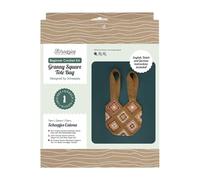 Scheepjes Kit per principianti all'uncinetto Borsa Granny Square oro - 1pz.