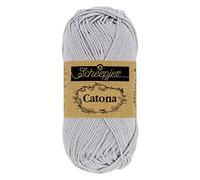 Scheepjes Catona Cotone Filato, 074 Mercury, 10x10g, 10 unità