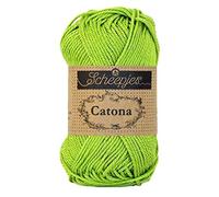 Scheepjes Catona Cotone Filato, 205 Kiwi, 1x25g