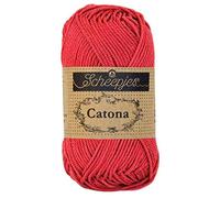 Scheepjes Catona Cotone Filato, 258 Rosewood, 1x25g