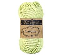 Scheepjes Catona Cotone Filato, 392 Lime Juice, 1x25g