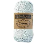 Scheepjes Catona Cotone Filato, 509 Baby Blue, 1x25g