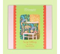 Scheepjes - Collezione di carta da parati Lucy Tiffney (60x40cm) Kit arazzo Mr Bear per Decorazione Murale - 1 Pezzo