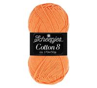 Scheepjes Cotton 8 1x50g 639 Arancio