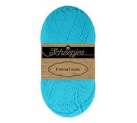 Scheepjes Cotton Create 1x50g 563 Block Blu Filato per Maglieria e Uncinetto