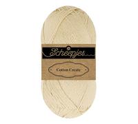 Scheepjes Cotton Create 50g - 656 Spin, Filato di Cotone Crema