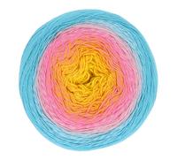 Scheepjes Cotton Whirl 1000m - 719 Campi di Nettare, Blu, Rosa e Arancio