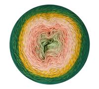 Scheepjes Cotton Whirl 1x1000m - 732 Colour Me Crafty, unità Verde e Rosa