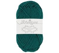 Scheepjes Linen Soft 50g - 607 Verde per Lavori a Maglia e Uncinetto