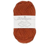 Scheepjes Linen Soft 50g - 609 Marrone Cotone e Acrilico per Maglia