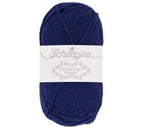 Scheepjes Linen Soft 50g - 611 Blu, Gomitolo per Lavorare a Maglia