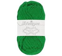 Scheepjes Linen Soft 50g - Verde Cotone e Acrilico per Lavoro a Maglia e Uncinetto