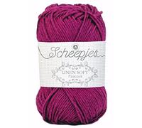 Scheepjes Linen Soft Filato, 47% Cotone, 27% Lino, 26% poliacrilico, 603, 1x50g