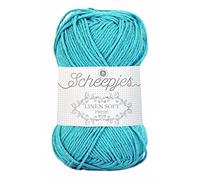 Scheepjes Linen Soft Filato, 47% Cotone, 27% Lino, 26% poliacrilico, 614, 1x50g