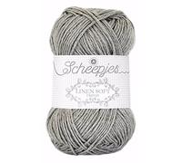 Scheepjes Linen Soft Filato, 47% Cotone, 27% Lino, 26% poliacrilico, 619, 1x50g