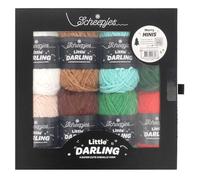 Scheepjes Little Darling 8x25g - Merry Minis Color Pack per Lavoro a Maglia e Uncinetto
