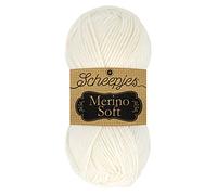 Scheepjes Merino Soft 1x50g - 602 Raphaël, Ecru Unità di Filato per Maglieria e Uncinetto