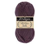 Scheepjes Merino Soft 1x50g - 637 Seurat, Viola Filato per Maglieria e Uncinetto