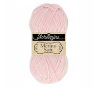 Scheepjes Merino Soft 1x50g - 647 Titian, Rosa Filato per Maglieria e Uncinetto