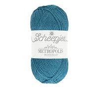 Scheepjes Metropolis 50g - 014 Lahore, Blu Filati per Uncinetto e Maglia