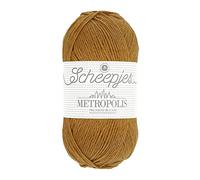 Scheepjes Metropolis 50g - 035 Seoul, Giallo e Marrone