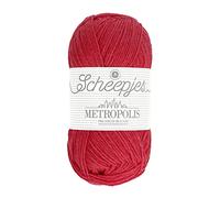 Scheepjes Metropolis 50g - 045 Perth, Rosa per Lavoro a Maglia e Uncinetto