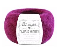 Scheepjes Mohair Rhythm 25g - 687 Jitterbug, Pink Knitting and Crochet