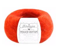 Scheepjes Mohair Rhythm 25g - 689 Cha Cha, Giallo Arancio Filato per Lavoro a Maglia e Uncinetto