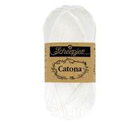 Scheepjes - Scheepjes 106 Nevicare Bianco Catona Filato - 1x50g