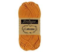Scheepjes - Scheepjes 383 Zenzero Oro Catona Filato - 1x50g