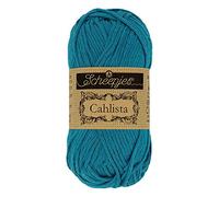 Scheepjes - Scheepjes Cahlista 400 Benzina Blu Filato - 10x50g