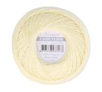 Scheepjes - Scheepjes Candy Floss 101 Candle Light (165m) Filato di Cotone Mercerizzato Biologico - 1x20g