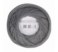 Scheepjes - Scheepjes Candy Floss 242 Metal Grey (165m) Filato di Cotone Mercerizzato Biologico - 1x20g
