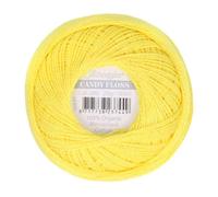 Scheepjes - Scheepjes Candy Floss 280 Lemon (165m) Filato di Cotone Mercerizzato Biologico - 1x20g