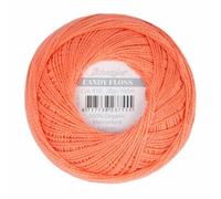 Scheepjes - Scheepjes Candy Floss 410 Rich Coral (165m) Filato di Cotone Mercerizzato Biologico - 1x20g