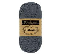 Scheepjes - Scheepjes Catona 393 Carbone Filato - 10x10g