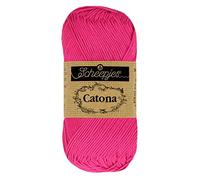 Scheepjes - Scheepjes Catona 604 Neon Rosa Filato - 1x10g
