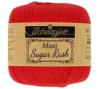 Scheepjes - Scheepjes Maxi Sugar Rush 115 Rosso Caldo Filato - 1x50g