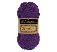 Scheepjes - Scheepjes Softfun 2515 Profondo Viola Filato - 10x50g
