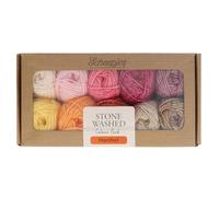 Scheepjes Stone Washed 10x25g - Collezione Manifesto, Gomitoli di Cotone e Acrilico