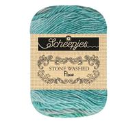 Scheepjes Stone Washed Flow 1x65g - 14 Hushness Verde Blu Beige