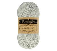 Scheepjes Sunkissed 50g - 016 Soft Cloud, Cotone per Uncinetto e Maglieria