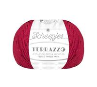 Scheepjes Terrazzo Cotone Filato, 719 Cremisi, 5x50g, 5 unità